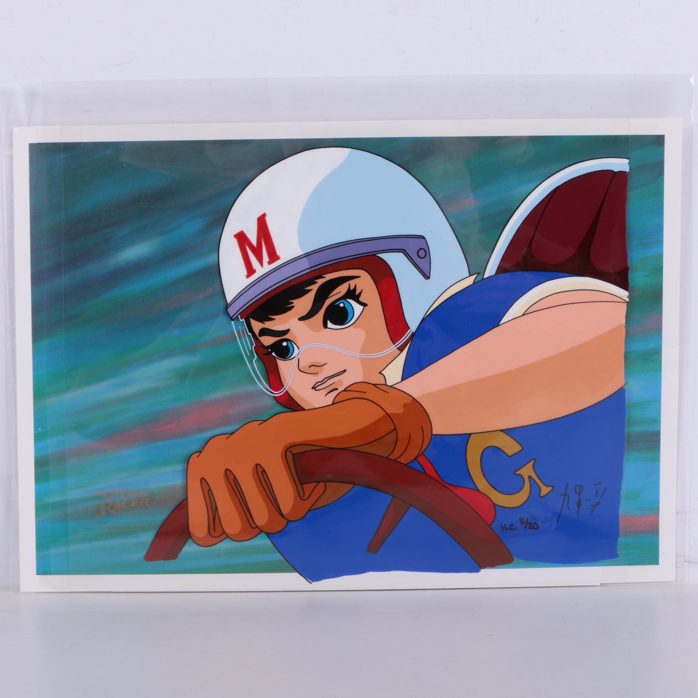 2432x2432 Ippei Kuri Limited Edition Hand Painted Cel Go Speed Racer Go Ebth - Speed Racer Painting