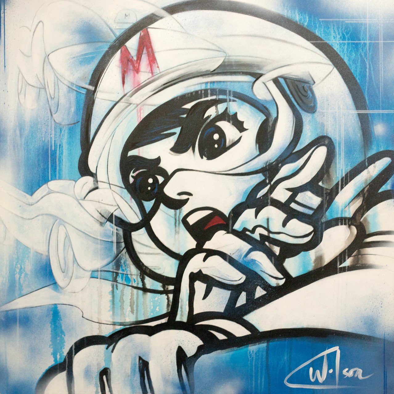 1278x1280 Speed Racer - Speed Racer Painting