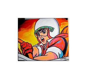 300x271 Speed Racer 54x44 John Stango Abstracto Pop Art Sobre - Speed Racer Painting
