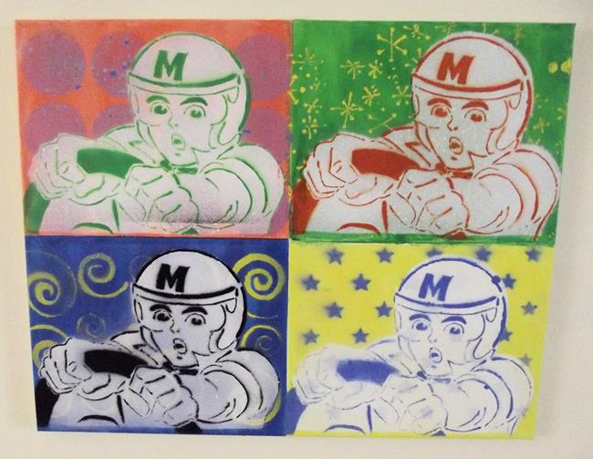 650x503 Speed Racer Pop Art - Speed Racer Painting