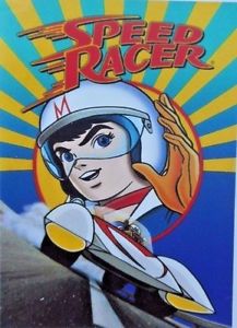 217x300 Speed Racer Racer And His Mach 5 Sticker Classic Iconic Cartoon - Speed Racer Painting