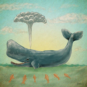 300x300 Sperm Whale Paintings Fine Art America - Sperm Whale Painting
