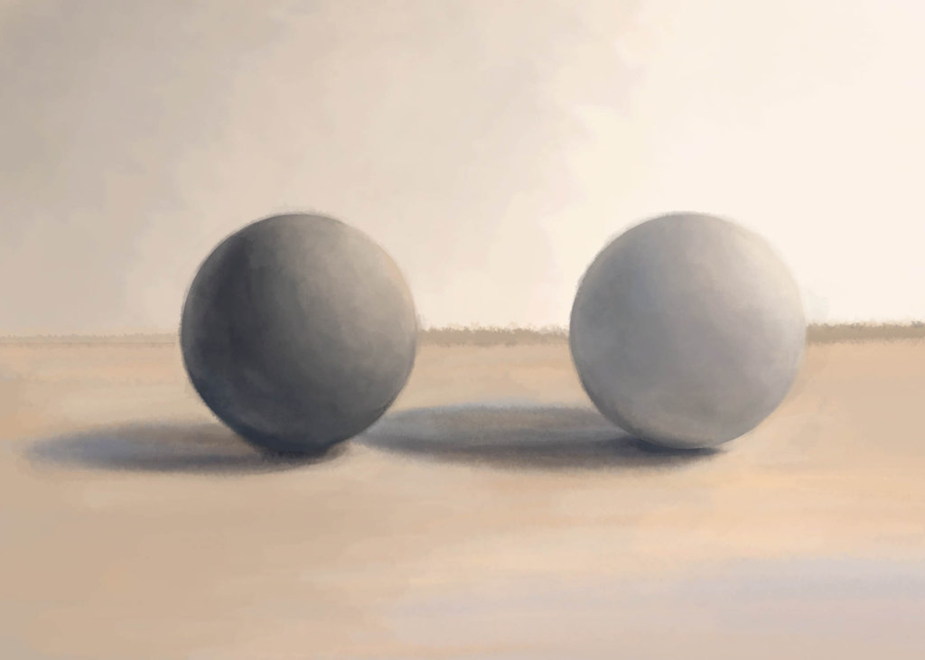 1024x731 Sphere Painting By Achariss - Sphere Painting