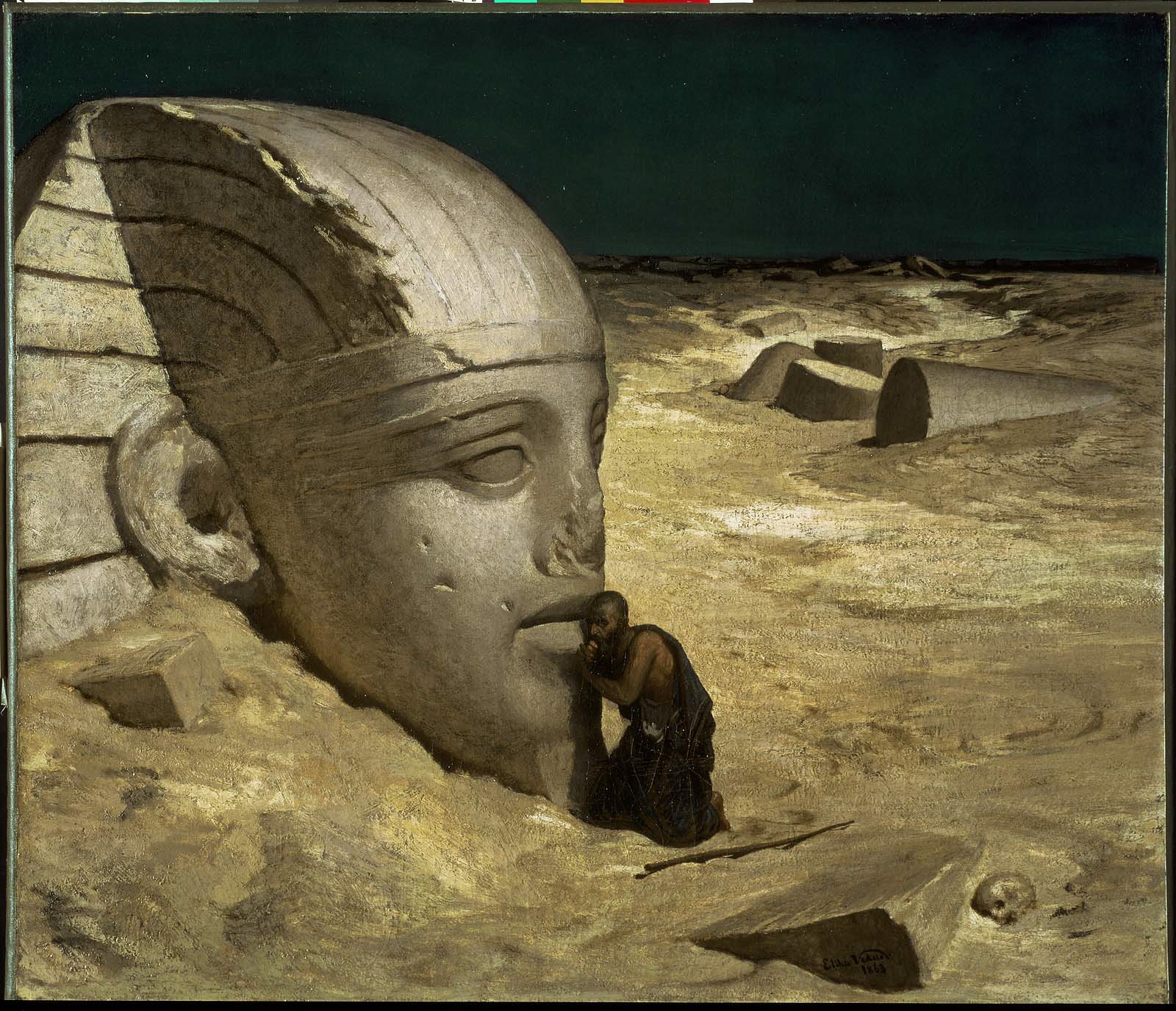 1600x1376 The Questioner Of The Sphinx Museum Of Fine Arts, Boston - Sphinx Painting