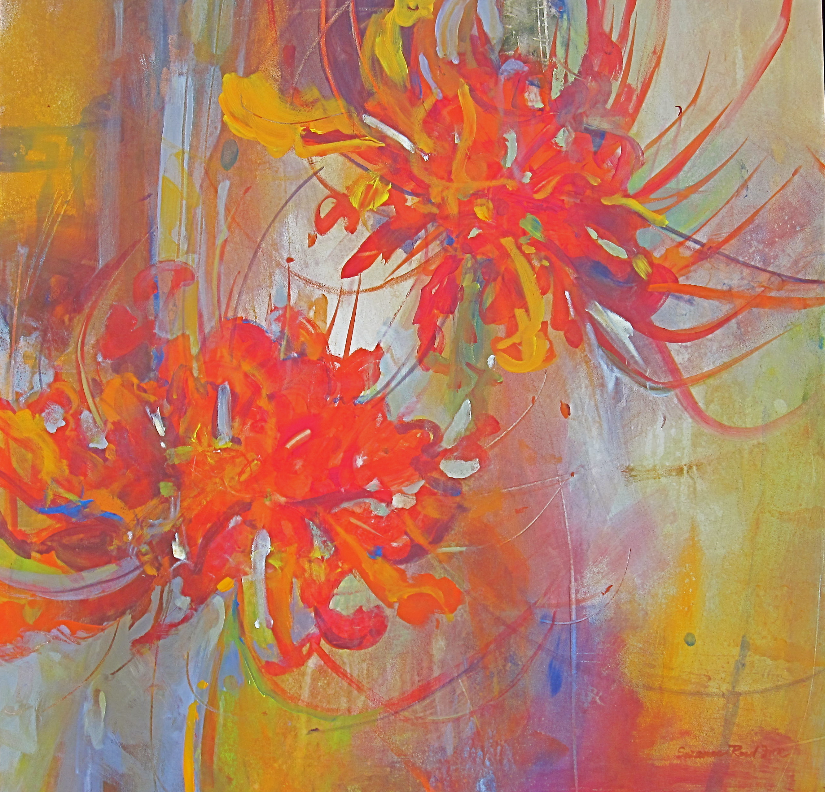 Spider Lily Painting At Explore Collection Of