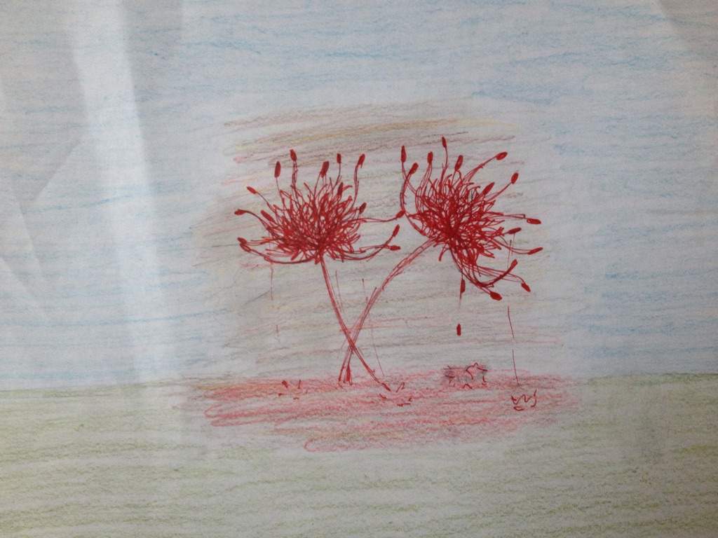 1024x768 Red Spider Lily Anime Amino - Spider Lily Painting