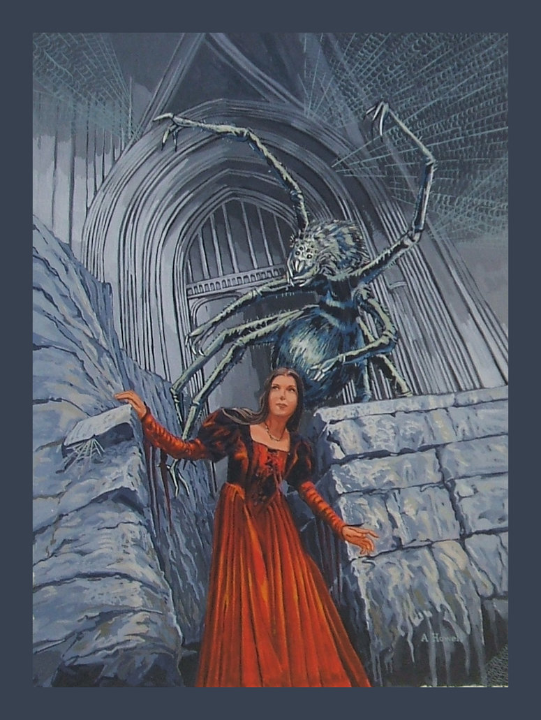 775x1031 Door Spider Painting By Eahowell - Spider Painting