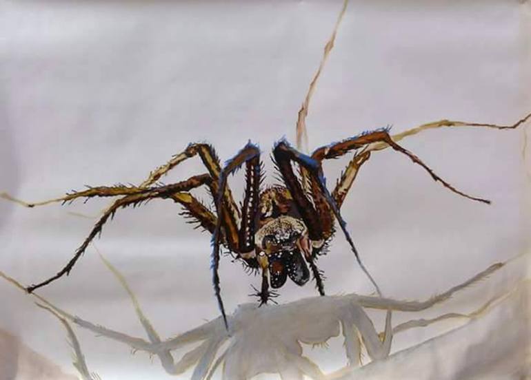 770x552 Saatchi Art Spider Painting By Soso Kumsiashvili - Spider Painting