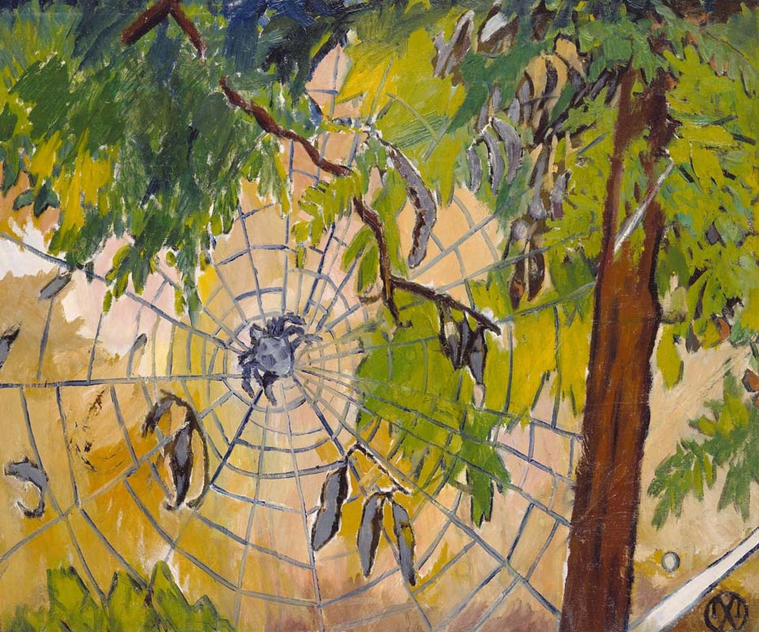 1536x1280 Larionov's Painting Provided The Inspiration Behind - Spider Web Painting