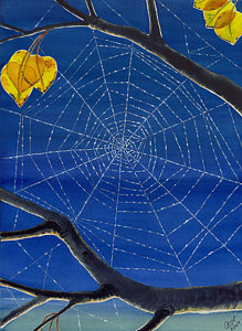 Spider Web Painting at PaintingValley.com | Explore collection of ...