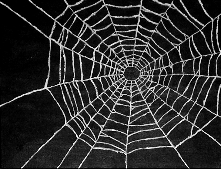 729x557 Spider Web By Bodesta - Spider Web Painting