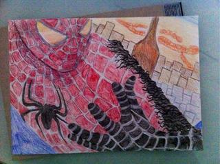 320x239 Spiderman 3,i Really Don'T Know What I Have To Write - Spiderman 3 Painting