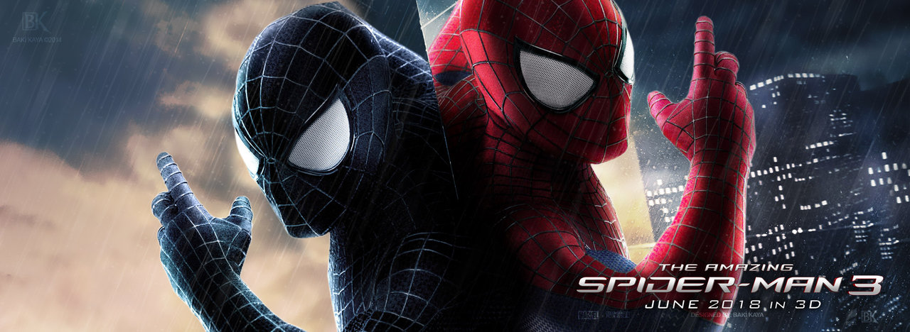 1280x468 The Amazing Spider Man 3 (2018) Banner By Krallbaki - Spiderman 3 Painting