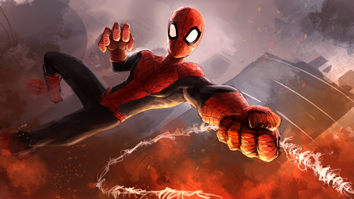 700x394 Digital Painting Tutorial Amazing Spider Man Part 3 - Spiderman 3 Painting