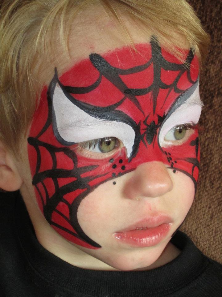 720x960 Spiderman Facepaint By Cynnamon Face Painting By Cynnamon Blog - Spiderman 3 Painting