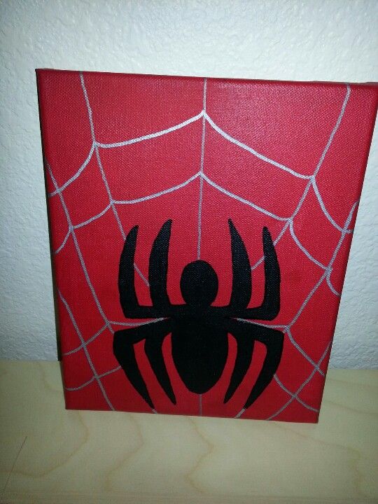 540x720 Spider Man Canvas. Super Hero Room Spider Man - Spiderman Canvas Painting