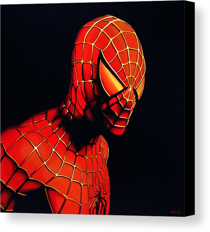 677x750 Spiderman Canvas Print Canvas Art By Paul Meijering - Spiderman Canvas Painting