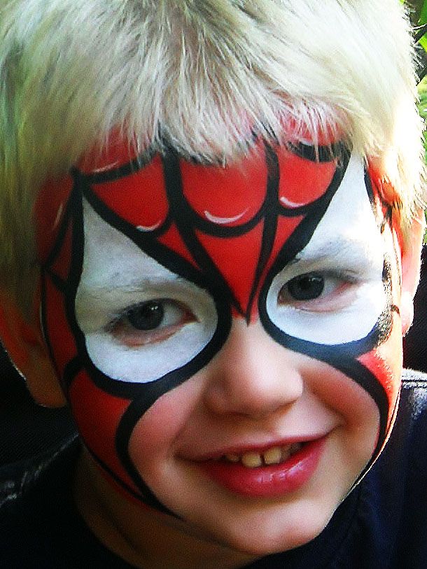 610x813 Spiderman Face Painting, Charming Faces Face Painting, Baltimore - Spiderman Face Painting