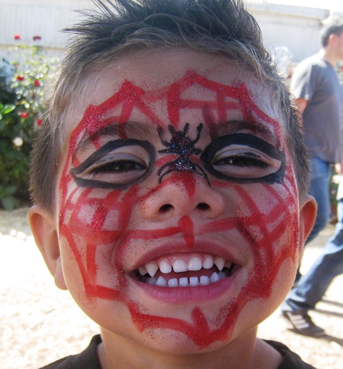 500x539 Soso The Importance Of Face Painting For Kids - Spiderman Face Painting
