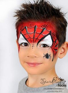 236x325 Spiderman Face Painting By Mimicks Face - Spiderman Face Painting