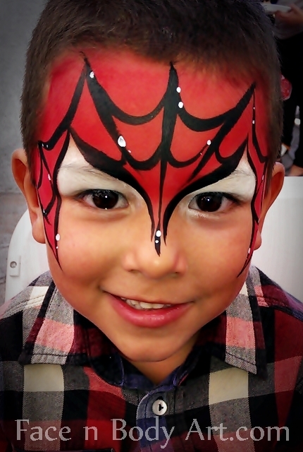 430x640 Spiderman Face Painting - Spiderman Face Painting