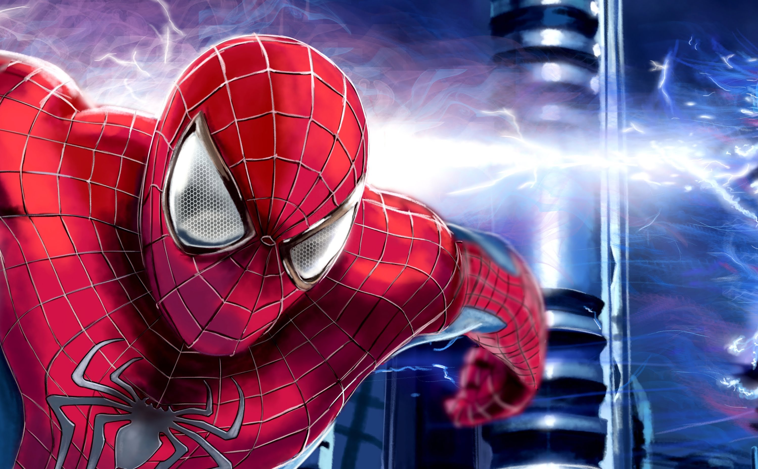3000x1857 Speed Painting 23 The Amazing Spiderman 2 - Spiderman Painting