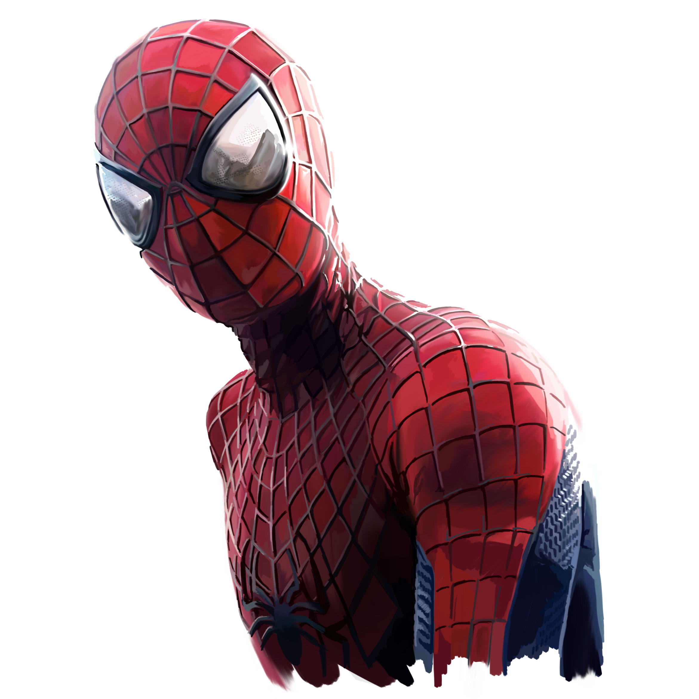 2341x2341 Spider Man Digital Painting By Danomano65 On Newgrounds - Spiderman Painting