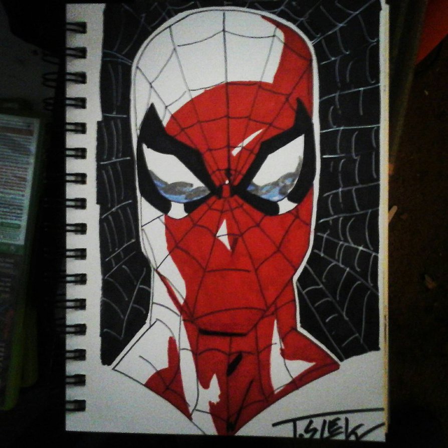 894x894 Spiderman Painting By Travisslew - Spiderman Painting