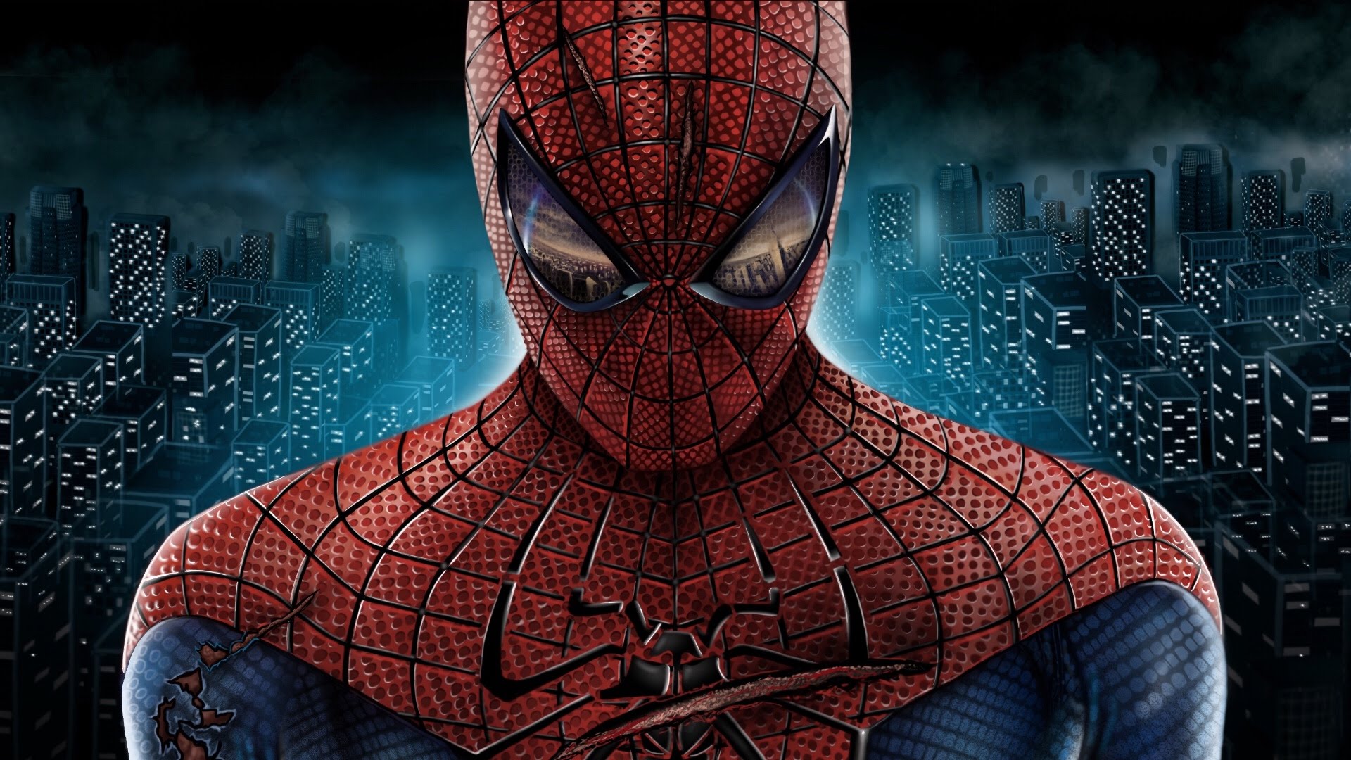 1920x1080 The Amazing Spiderman - Spiderman Painting