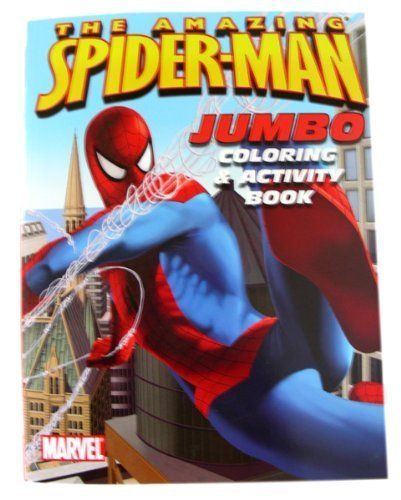 401x500 The Amazing Spider Man Jumbo Coloring Amp Activity Book (Cover Art - Spiderman Painting Games
