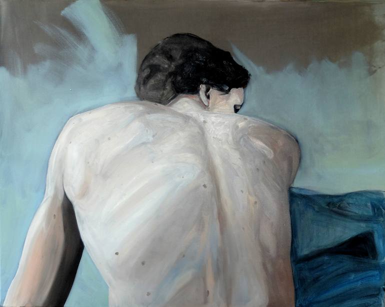 770x614 Saatchi Art The Spine Painting By Julien Legars - Spine Painting