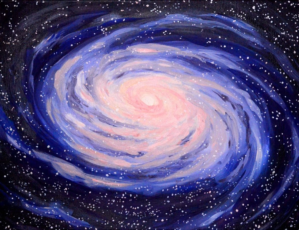 1039x800 Jennifer Young Rock Art Rock Art, Craft Art - Spiral Galaxy Painting
