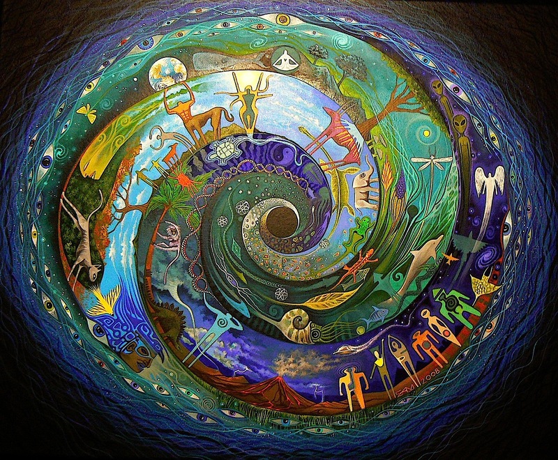 800x660 Artwork By Sam Brown - Spiral Painting