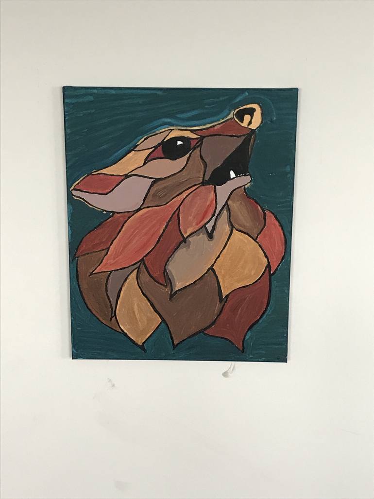 770x1027 Saatchi Art Spirit Animal Painting By Cinnamon Sanders - Spirit Animal Painting