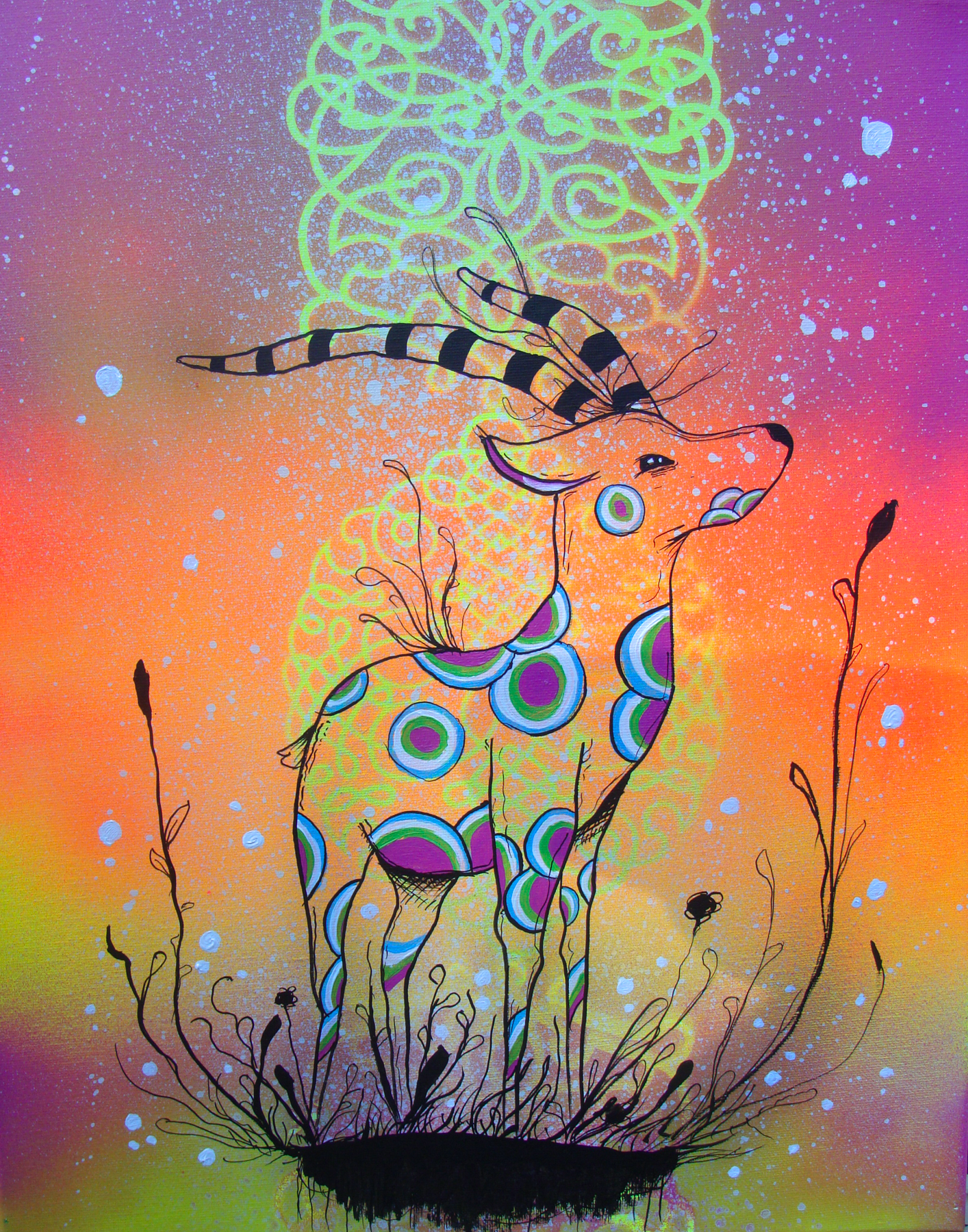 1414x1800 Spirit Animal - Spirit Animal Painting