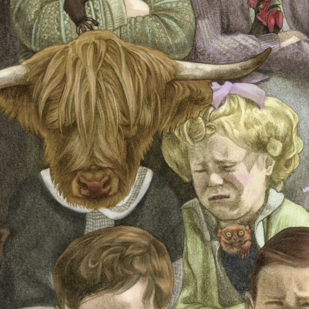 1024x1024 Spirit Animal Collective (Tinted) Archival Print Kozyndan - Spirit Animal Painting