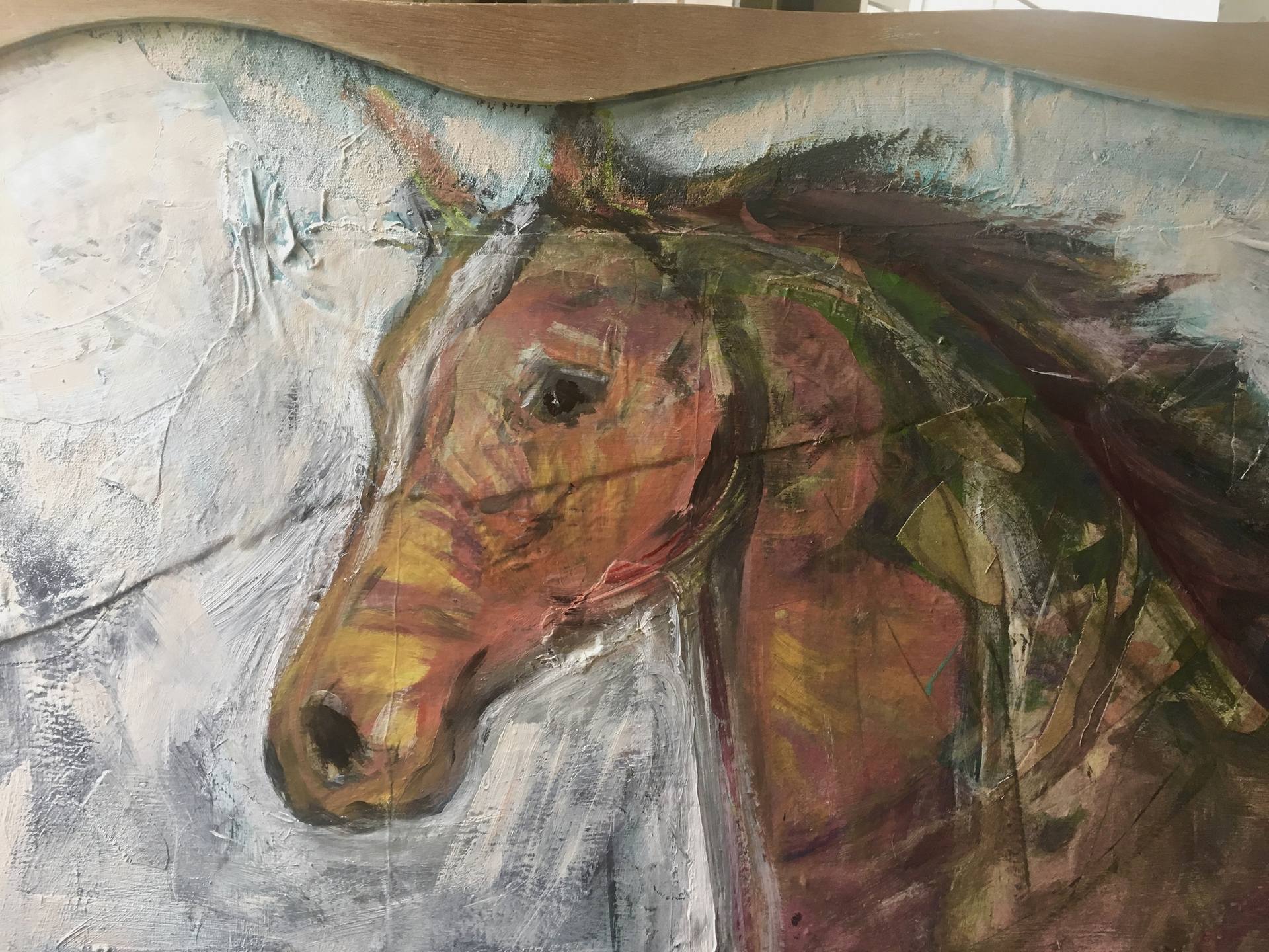 1920x1440 Saatchi Art Spirit Horse Painting By Linda Mitchell - Spirit Horse Painting