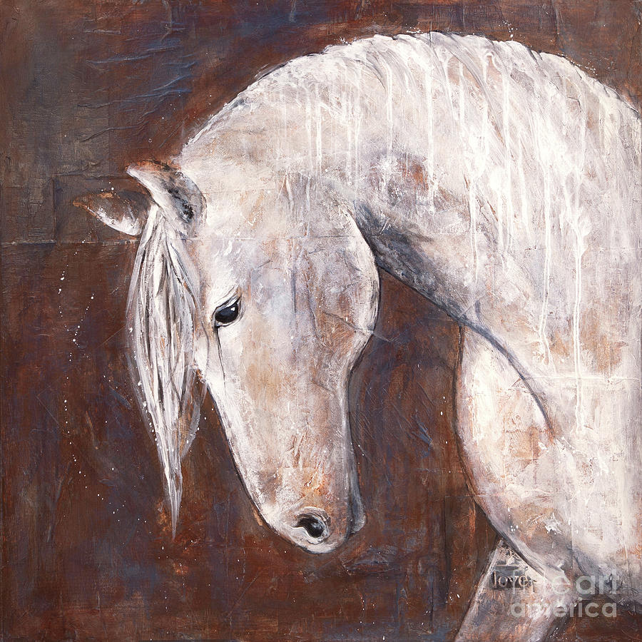 900x900 Spirit Horse Painting By Lynne Furrer - Spirit Horse Painting