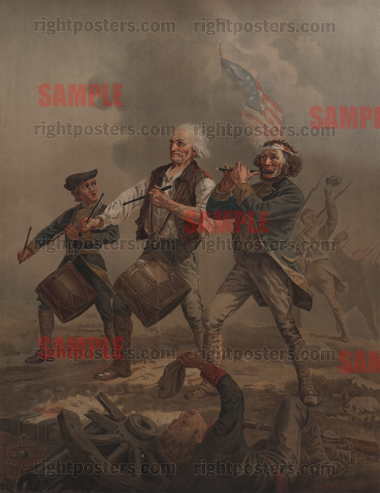 540x700 Spirit Of 76 Poster - Spirit Of 1776 Painting