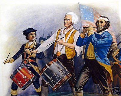 400x318 Watercolor Spirit Of 1776 Painting Illustration Ins Adv - Spirit Of 1776 Painting