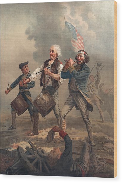 411x618 Yankee Doodle Or The Spirit Of 76 Drawing By Vintage Design Pics - Spirit Of 76 Painting