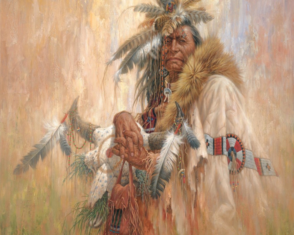 1000x800 Native American Symbolic Circles Inspiration For The Spirit - Spirit Of America Painting