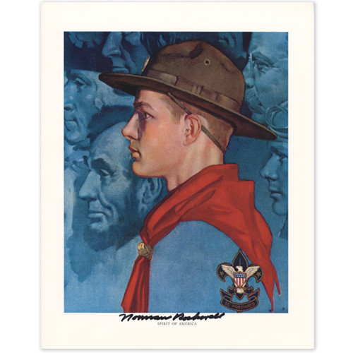 500x500 Spirit Of America Signed Print - Spirit Of America Painting