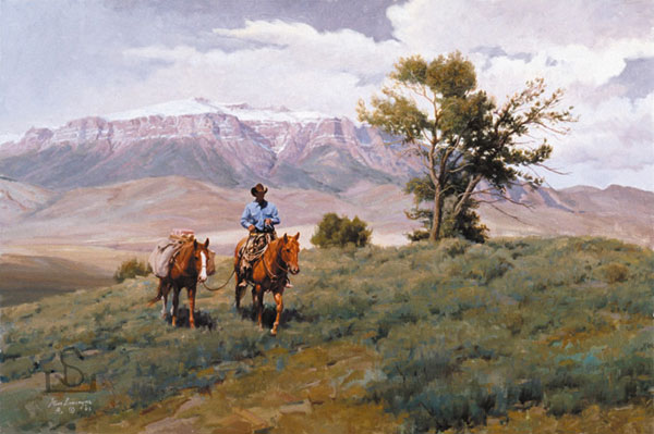 600x399 Steve Devenyns, Fine Western Art, Artist, Archived Original - Spirit Of The Frontier Painting