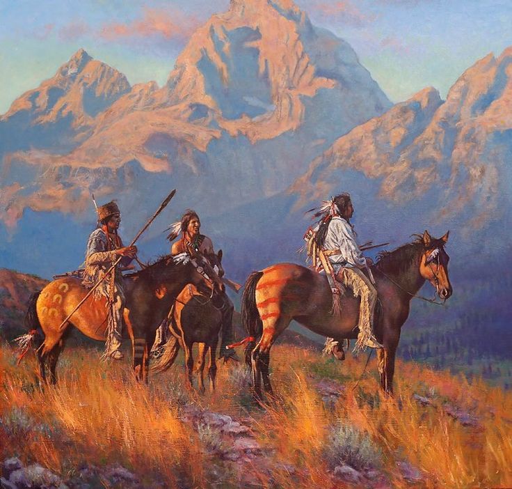 736x702 The 908 Best Native American Art Images On Native - Spirit Of The Frontier Painting