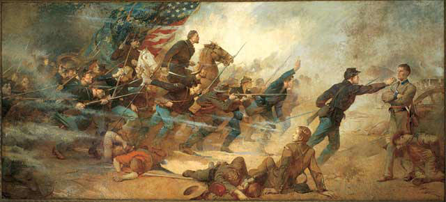 640x290 The South Dakota State Capitol Building - Spirit Of The Frontier Painting