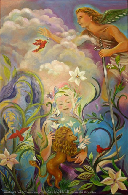 432x655 Spirit Paintings Elaine Clayton - Spirit Painting