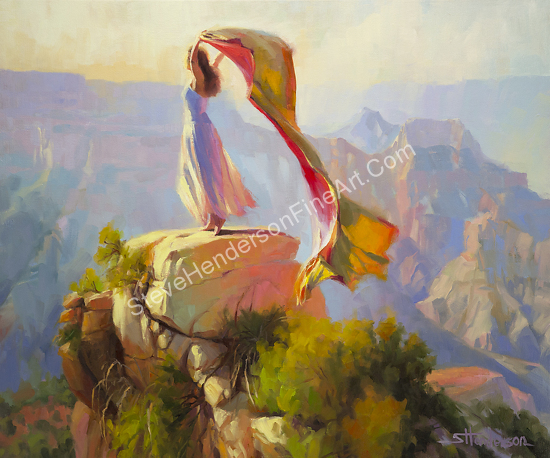 550x458 Steve Henderson - Spirit Painting