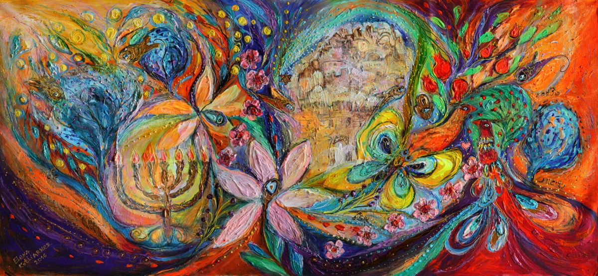 1200x553 The Spirit Of Jerusalem (Elena Kotliarker) - Spirit Painting