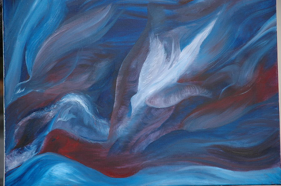 900x598 Holy Spirit Painting By Colleen Shay - Spirit Painting